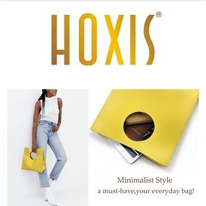 Hoxis Vintage Soft Handbag/Clutch- Yellow